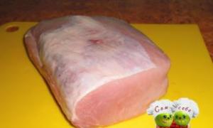 Рецепт: Свинина по-степному - гарнир прилагается