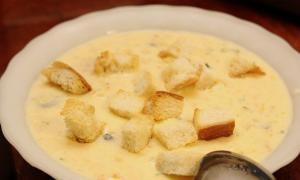 Рецепт супа-пюре из шампиньонов со сливками Крем суп из грибов со сливками блендер